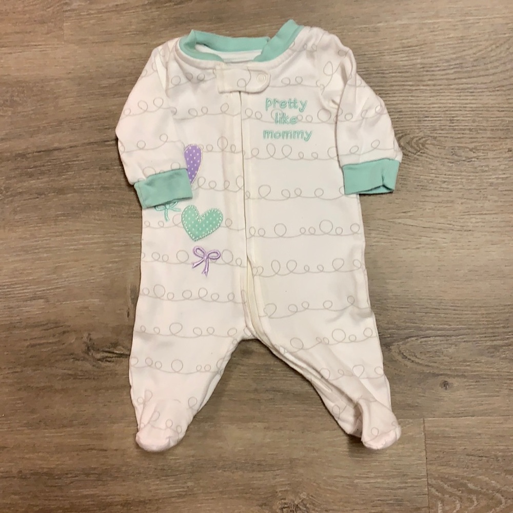 Koala bear newborn baby girl sleeper